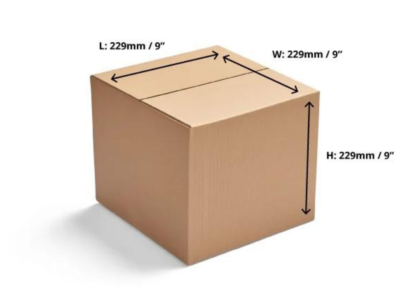 Cubed Cardboard Box