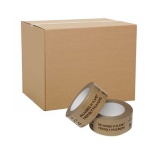 Eco-Friendly Printed Self-Adhesive Packaging Tape - 48mm x 50m - Packs of 6 Rolls