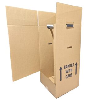 Heavy-Duty Cardboard Wardrobe Boxes with Hanging Rail