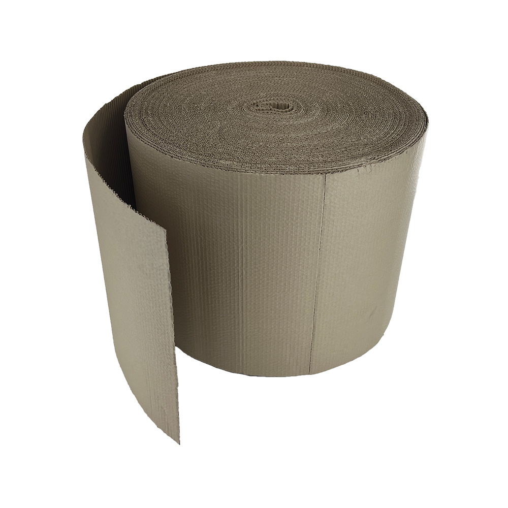 open corrugated paper roll